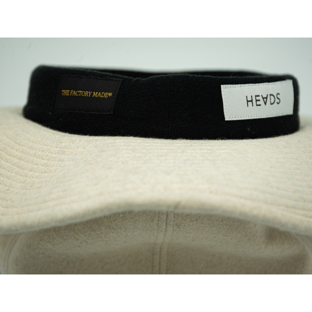 【HEADS×THE FACTORY MADE】MELTON MOUNTAIN HAT