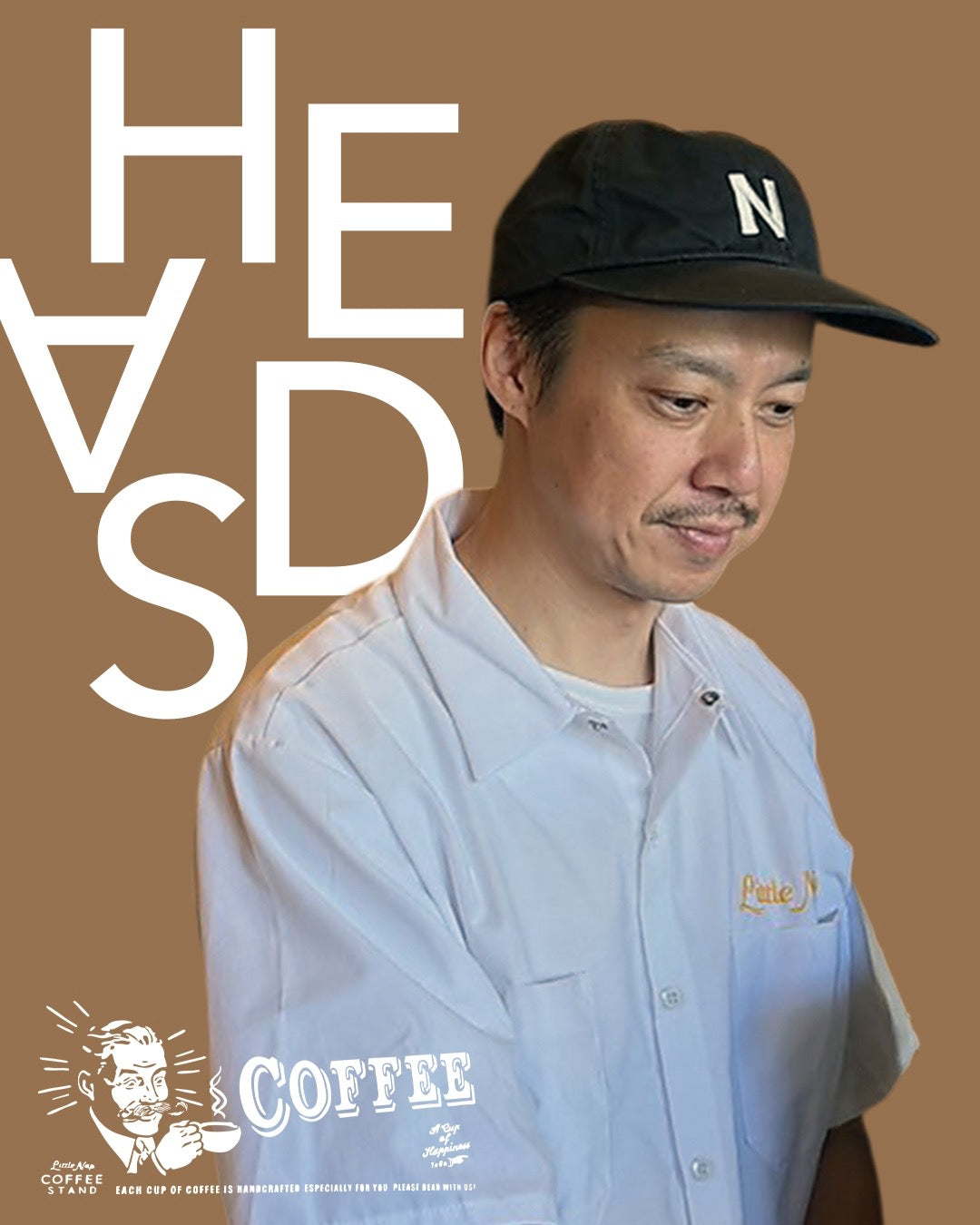 INITIALコラボCAP/LITTLE NAP COFFEE