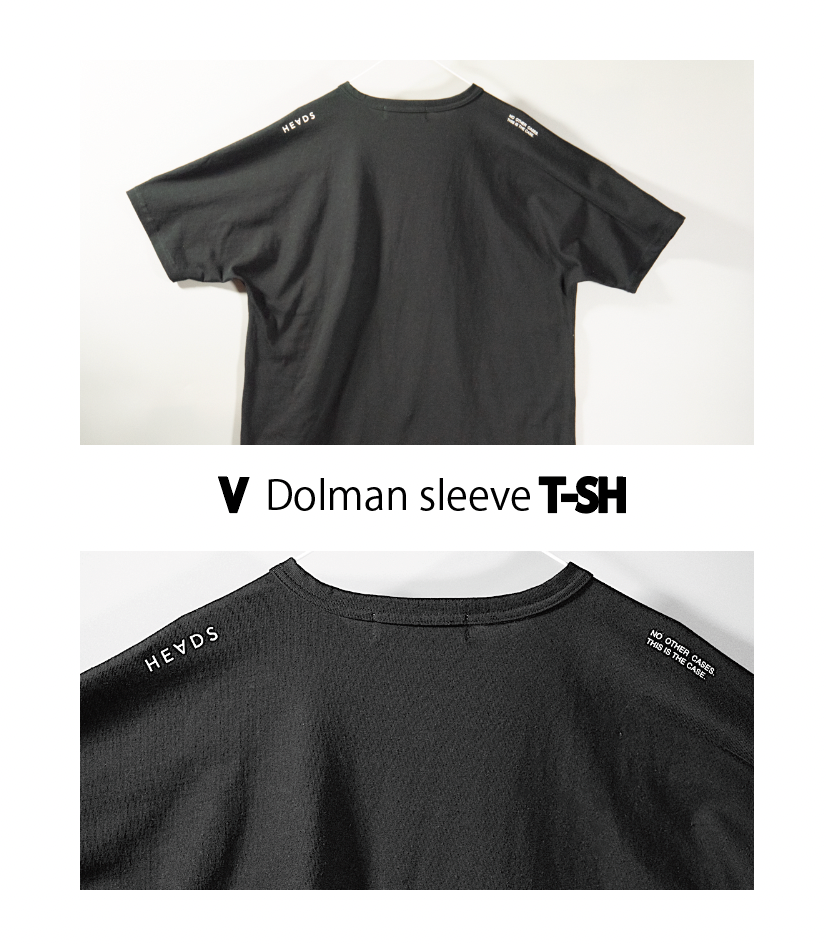 VネックドルマンT-SH