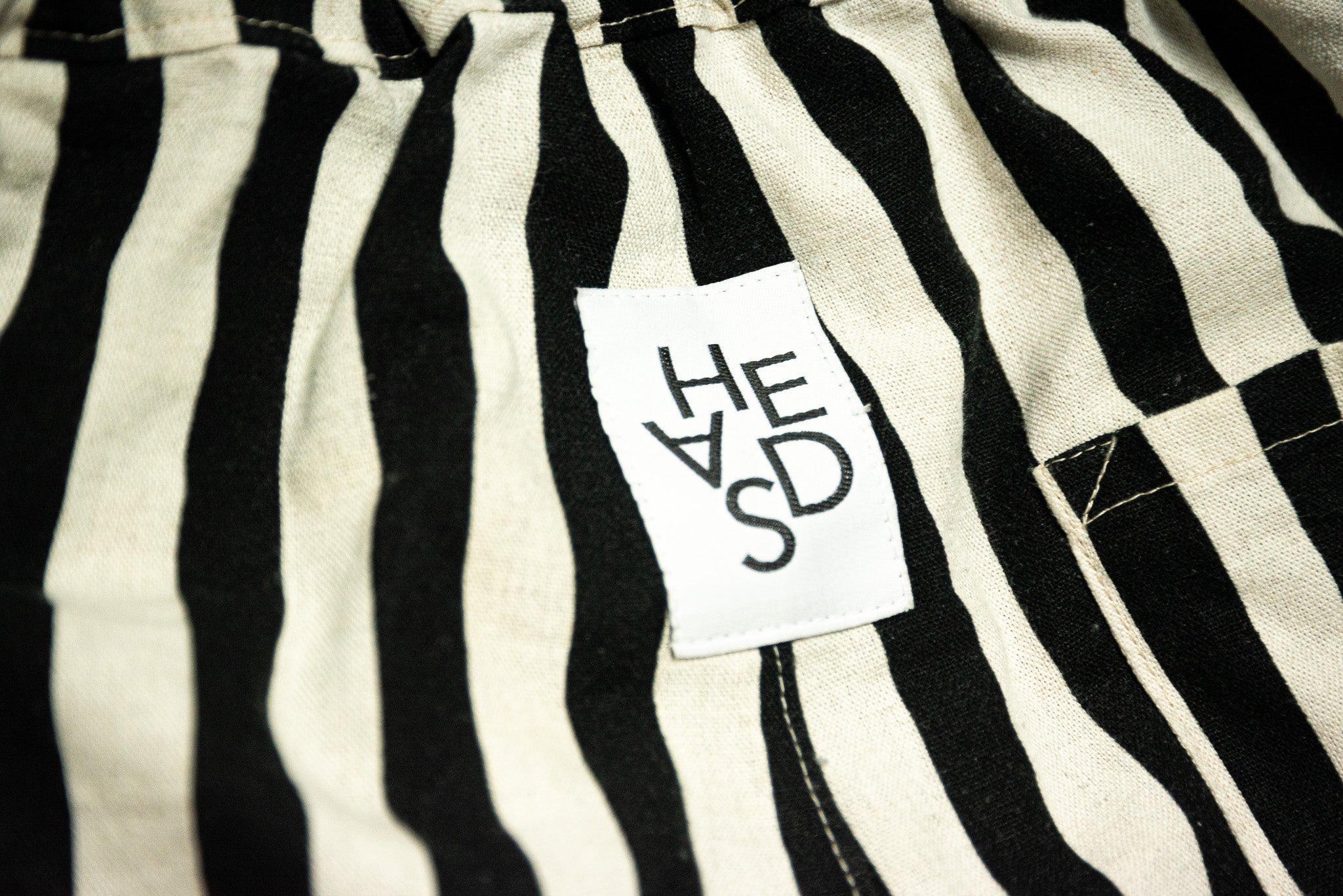 HEADS×gamin&gamine STRIPE PANTS