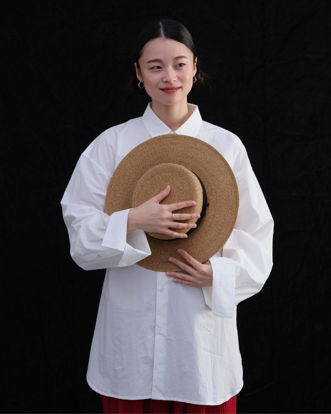 THE FACTORY MADE×HEADS BRAID BOATER HAT