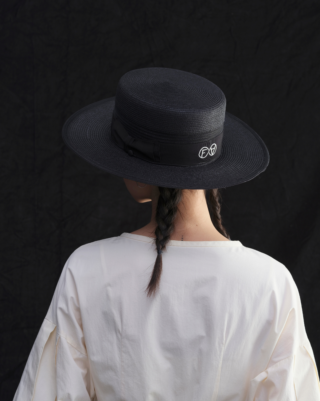 THE FACTORY MADE×HEADS HORSE HAIR BOATER HAT