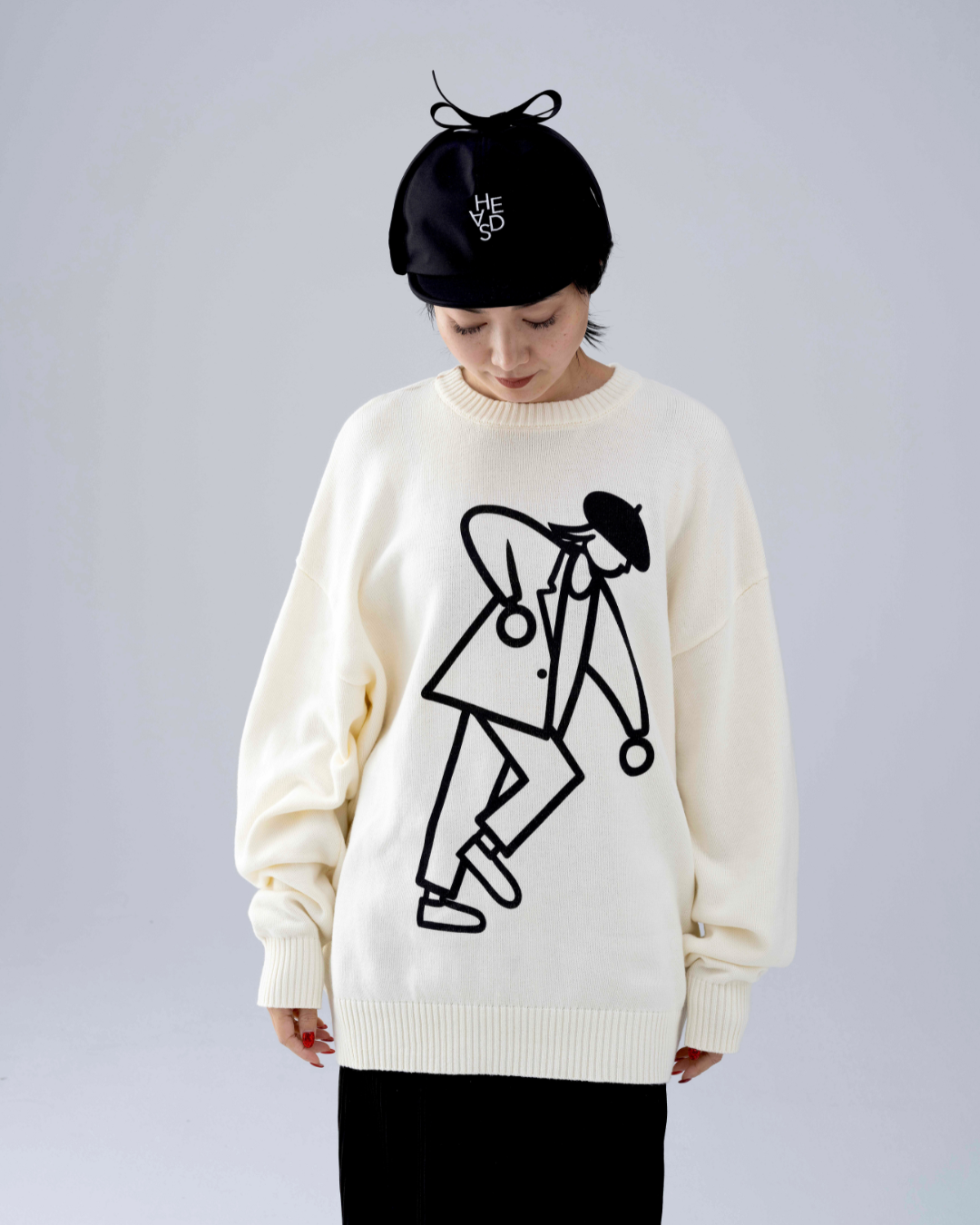HEADS JUST DANCE YOUR OWN LONG COTTON KNIT