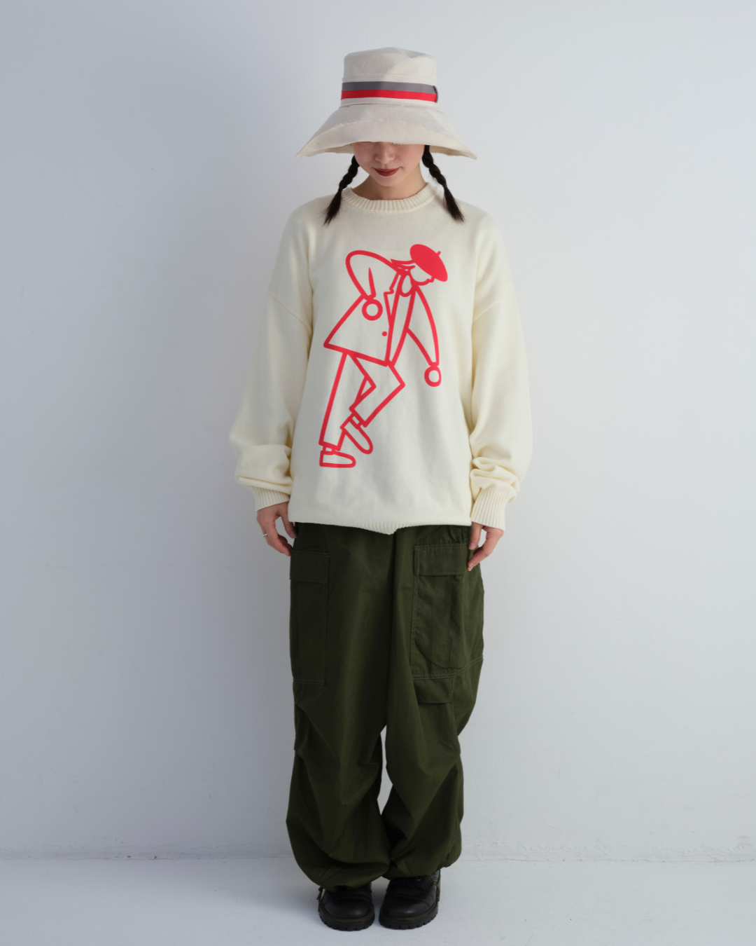 HEADS JUST DANCE YOUR OWN LONG COTTON KNIT