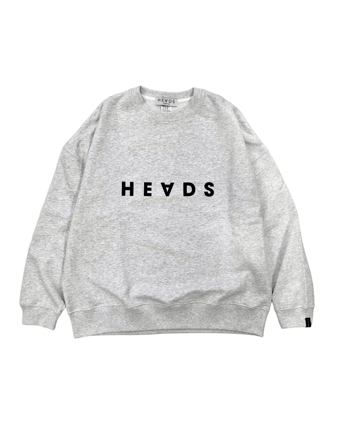 HEADS×Reign “HEADS” typography crew neck sweat-shirt
