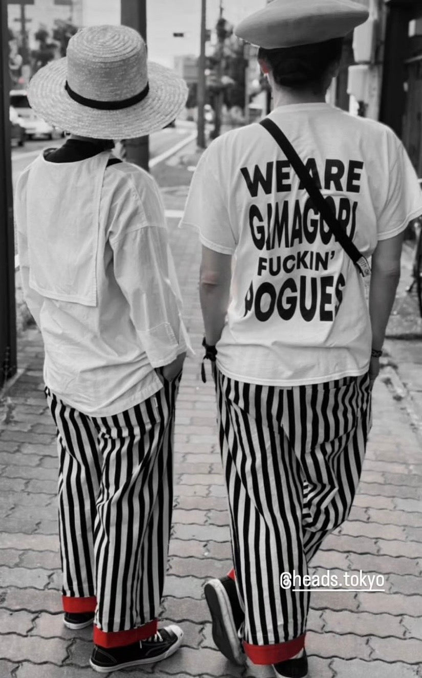 HEADS×gamin&gamine STRIPE PANTS