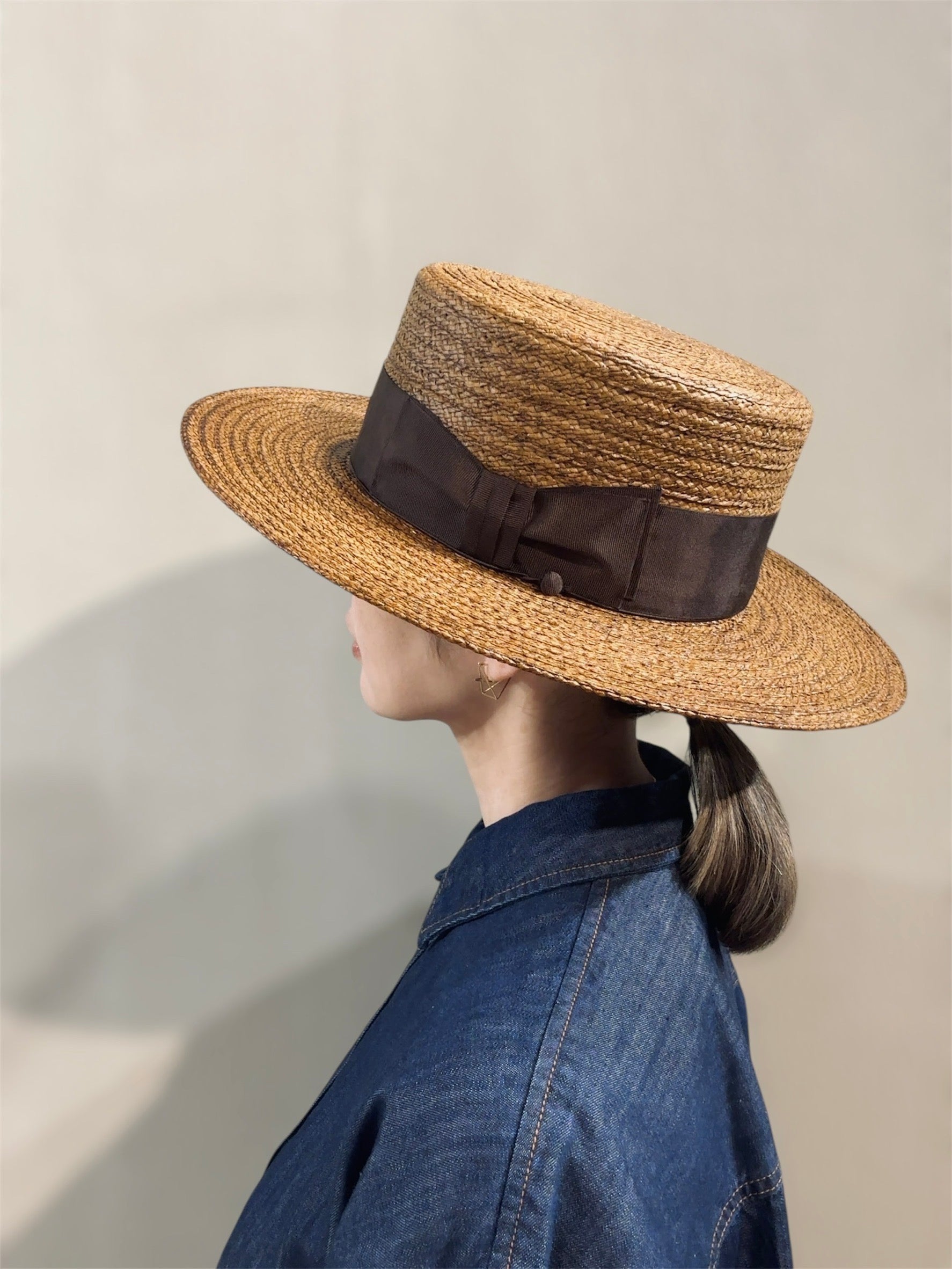 【THE FACTORY MADE】BOATER HAT ORIGINAL BLAID