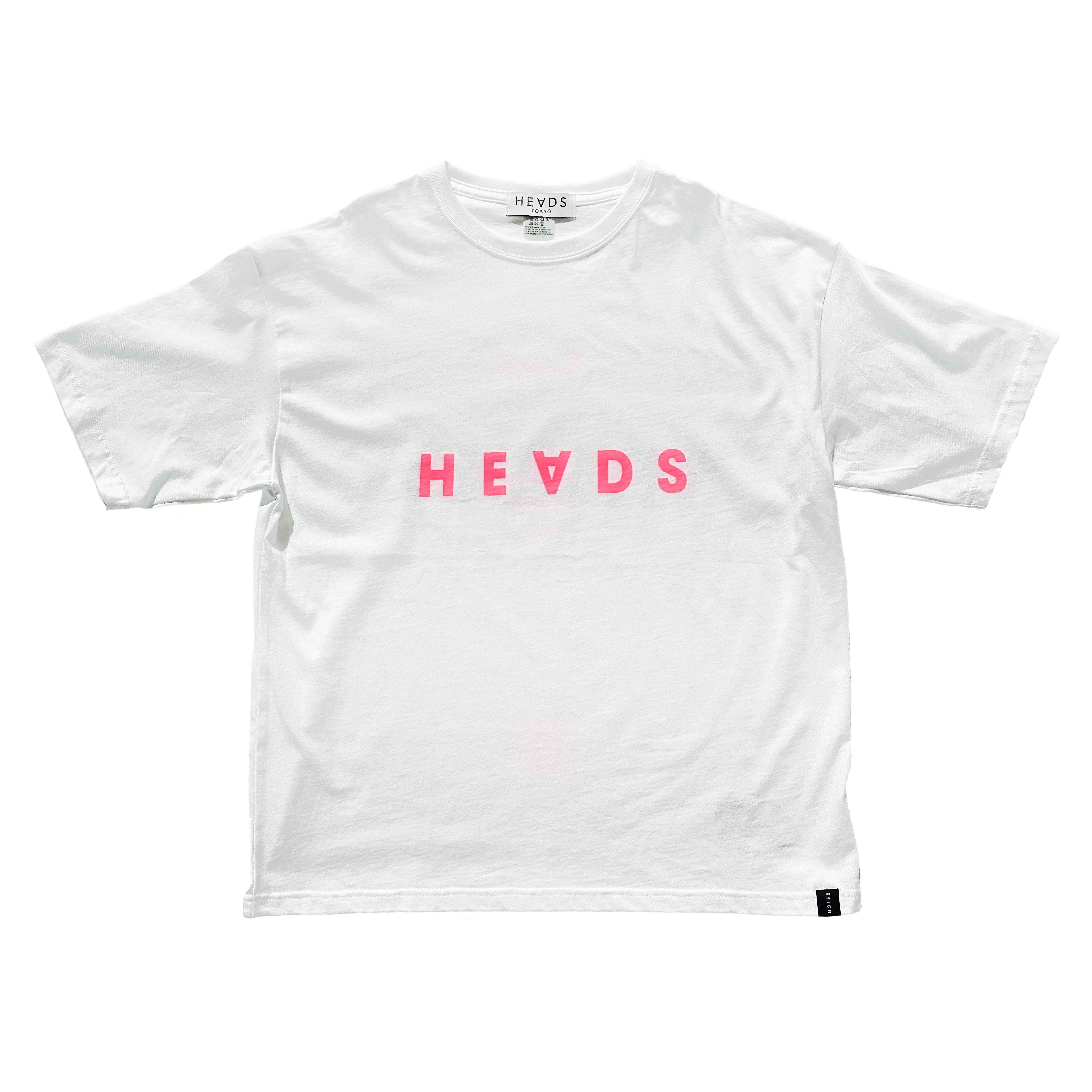 HEADS×Reign typography T-sh 2026