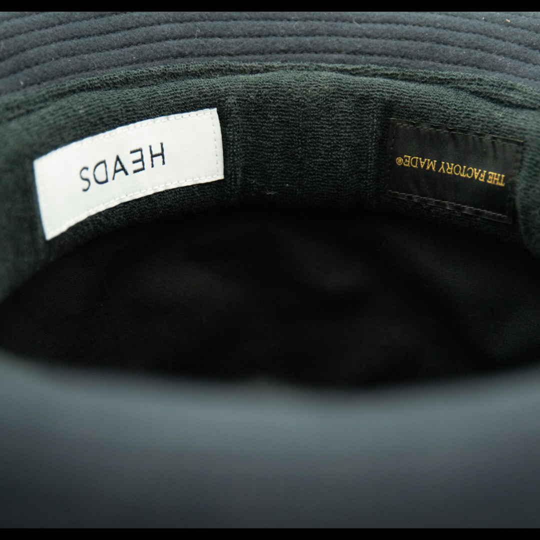 【HEADS×THE FACTORY MADE】MELTON SILK HAT