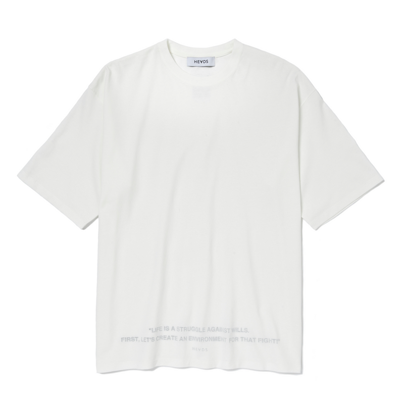 【HEADS×LEON】MESSAGE T-SH