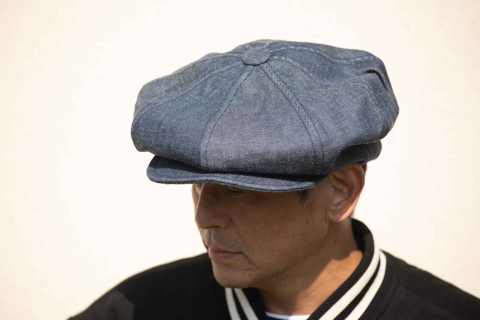 HEADS×THE FACTORY MADE】DENIM BIG CASQUETTE