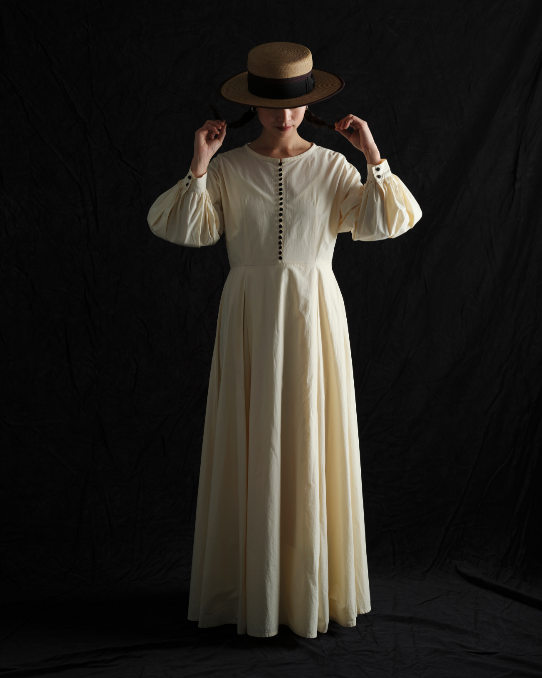 THE FACTORY MADE×HEADS HORSE HAIR BOATER HAT