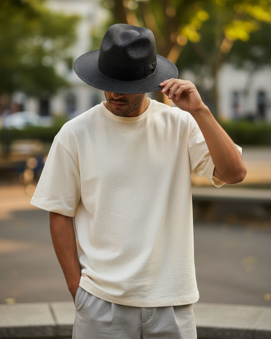 【STETSON】和紙ブレード HAT