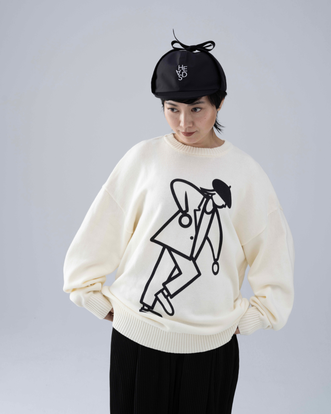 HEADS JUST DANCE YOUR OWN LONG  COTTON KNIT