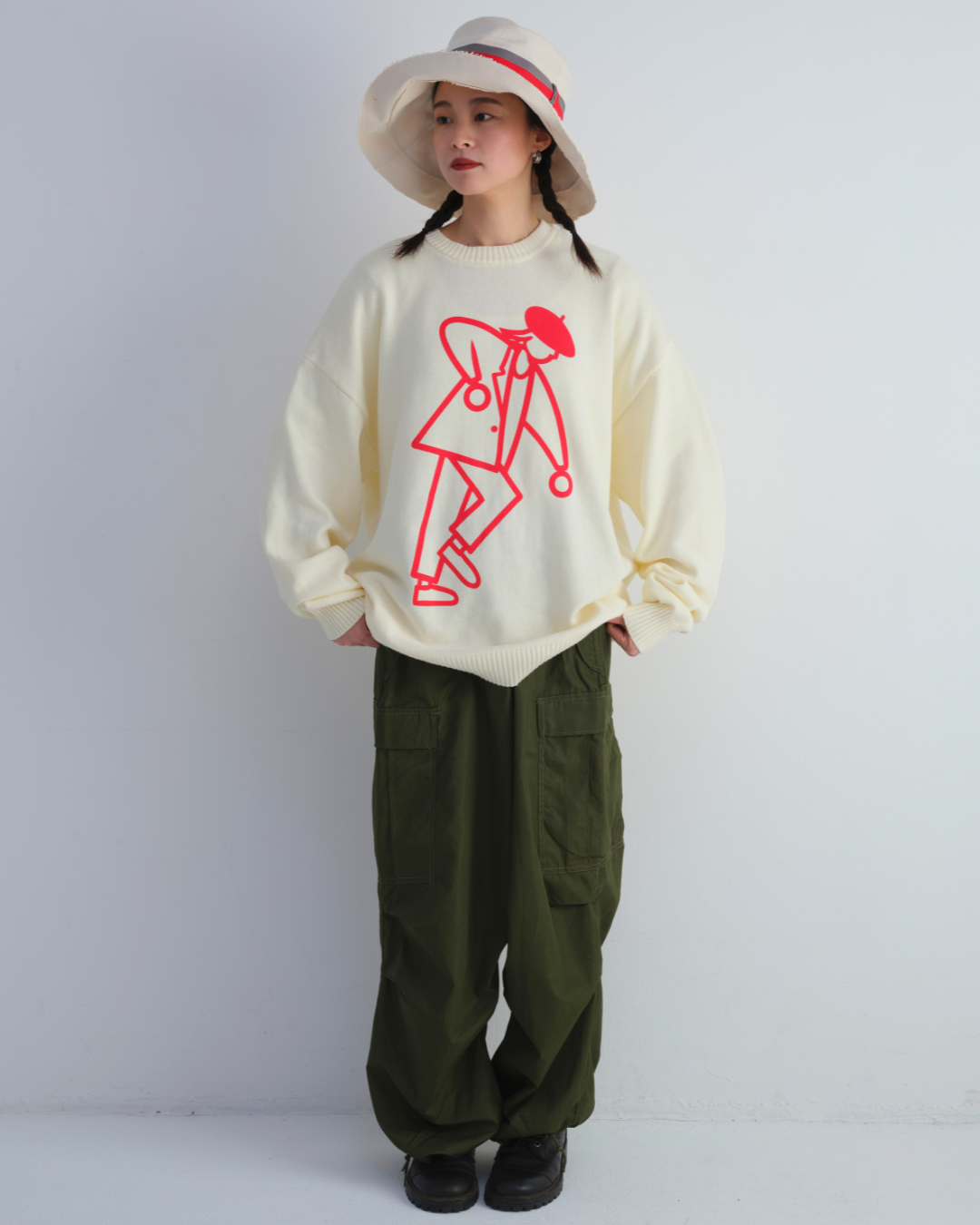 HEADS JUST DANCE YOUR OWN LONG  COTTON KNIT