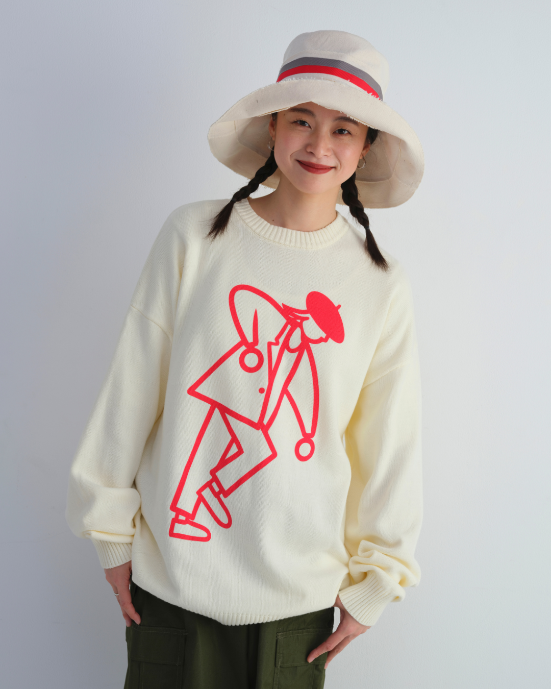 HEADS JUST DANCE YOUR OWN LONG  COTTON KNIT