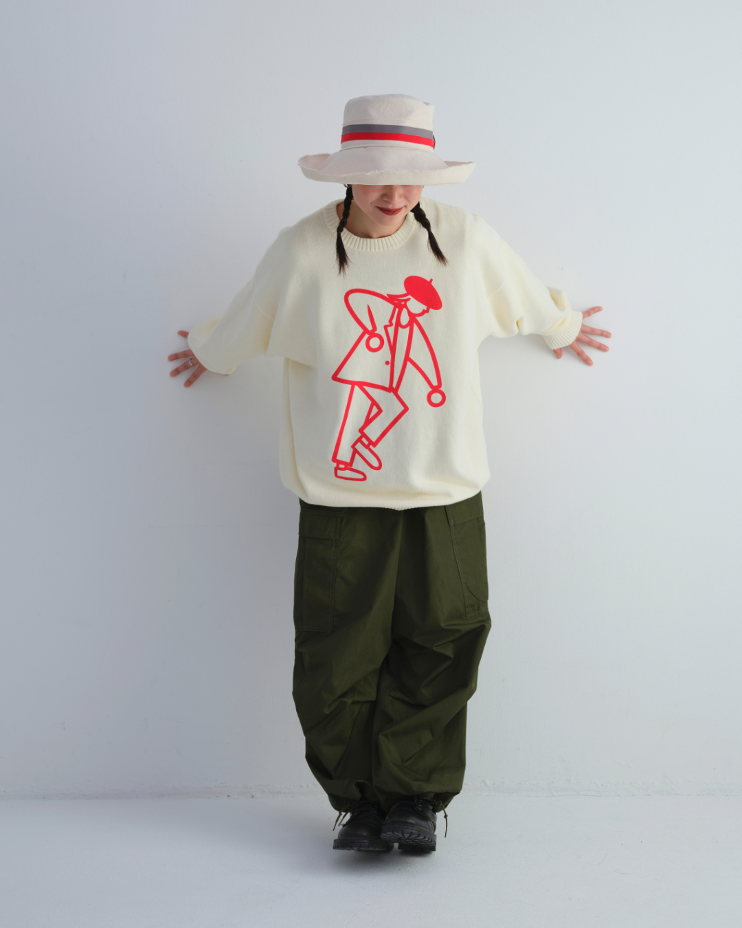 HEADS JUST DANCE YOUR OWN LONG  COTTON KNIT