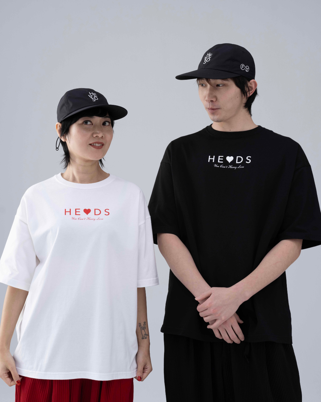 HEADS TRUMP HEART T-SH