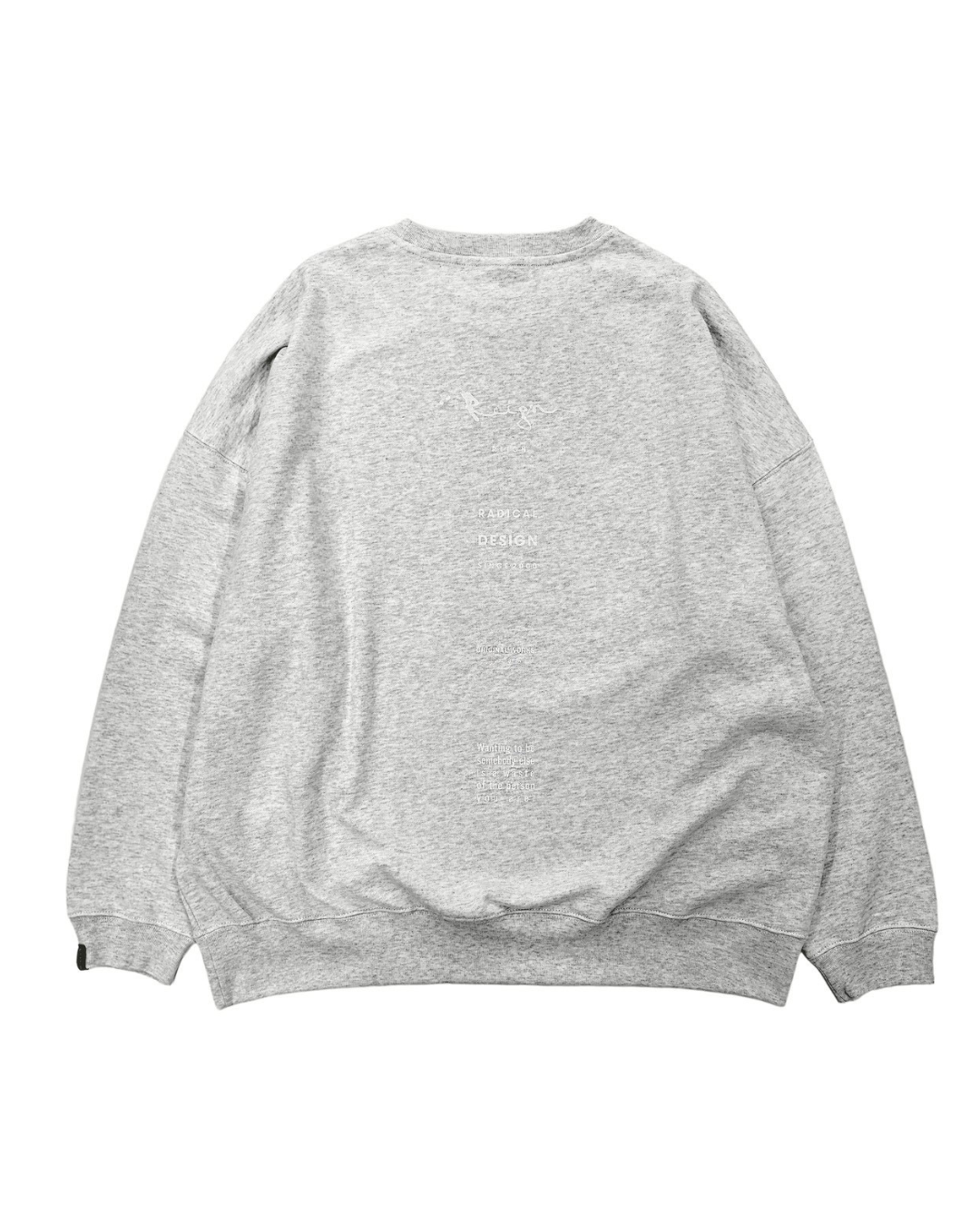 HEADS×Reign “HEADS” typography crew neck sweat-shirt