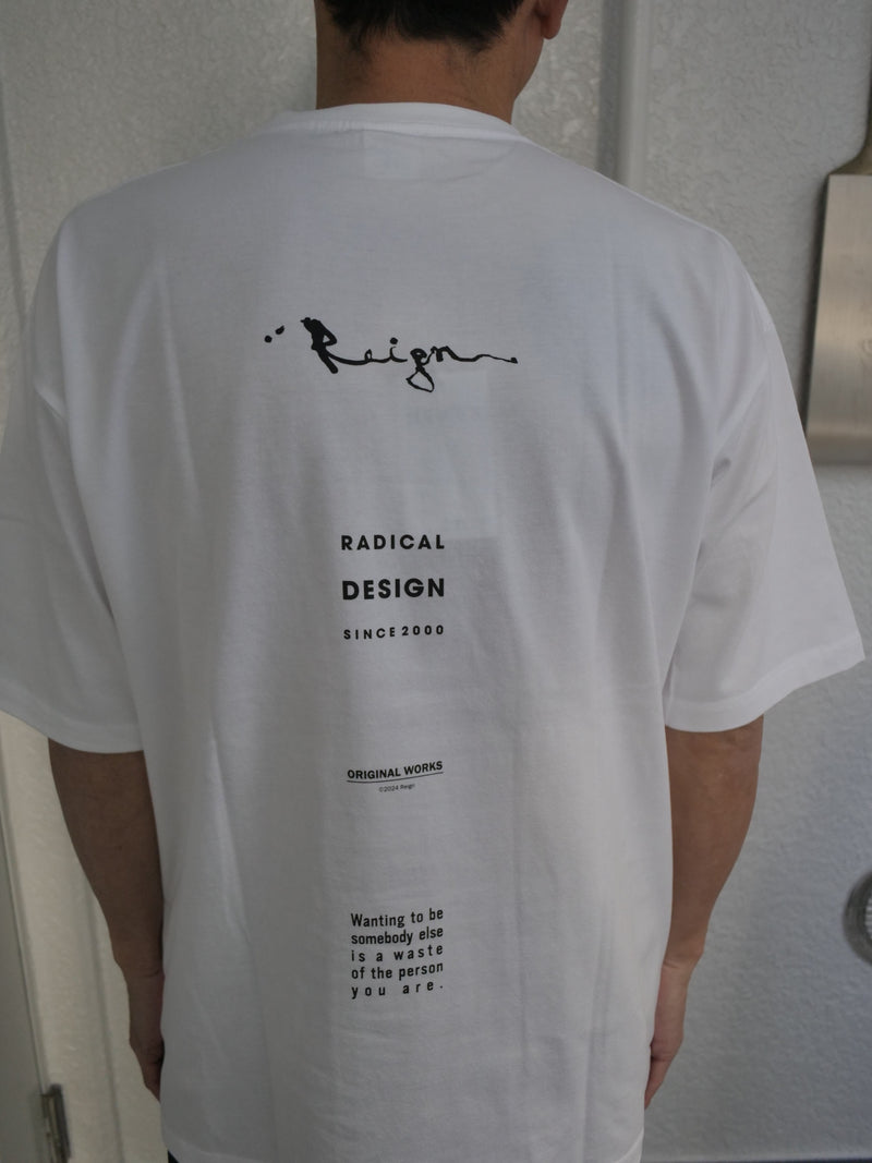 HEADS×Reign "typography"T-SH
