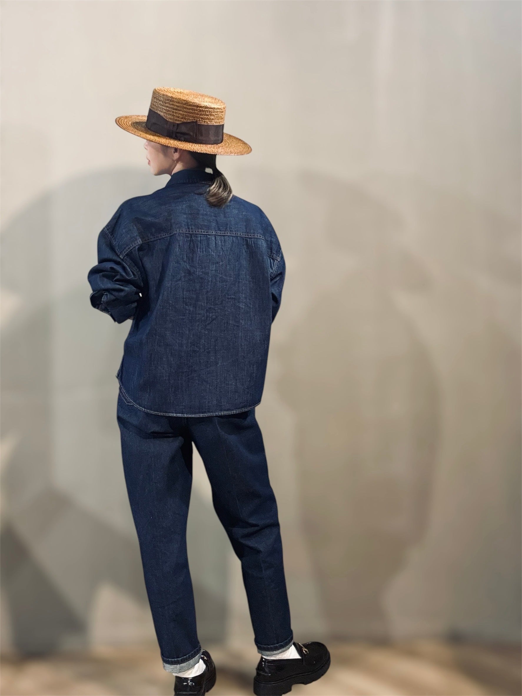 【THE FACTORY MADE】BOATER HAT ORIGINAL BLAID