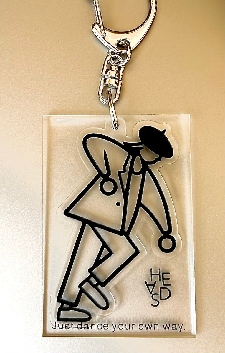 HEADS JUST DANCE YOUR OWN ACRYL KEY HOLDER