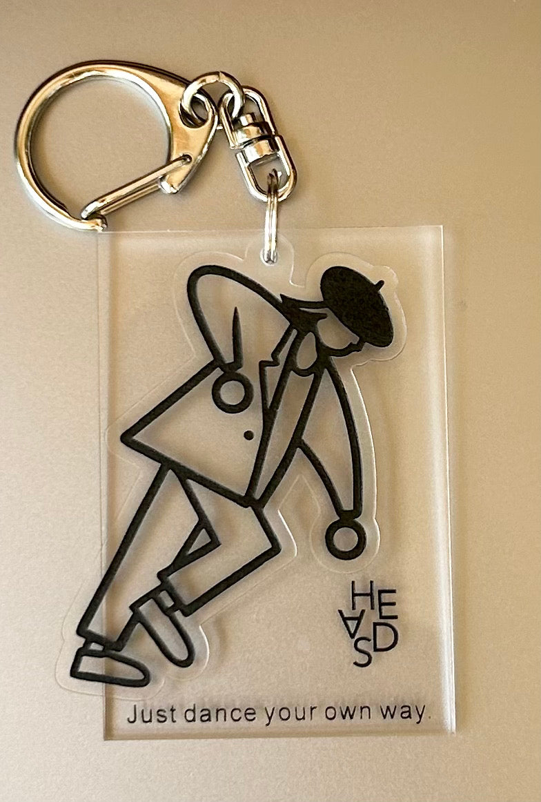 HEADS JUST DANCE YOUR OWN ACRYL KEY HOLDER