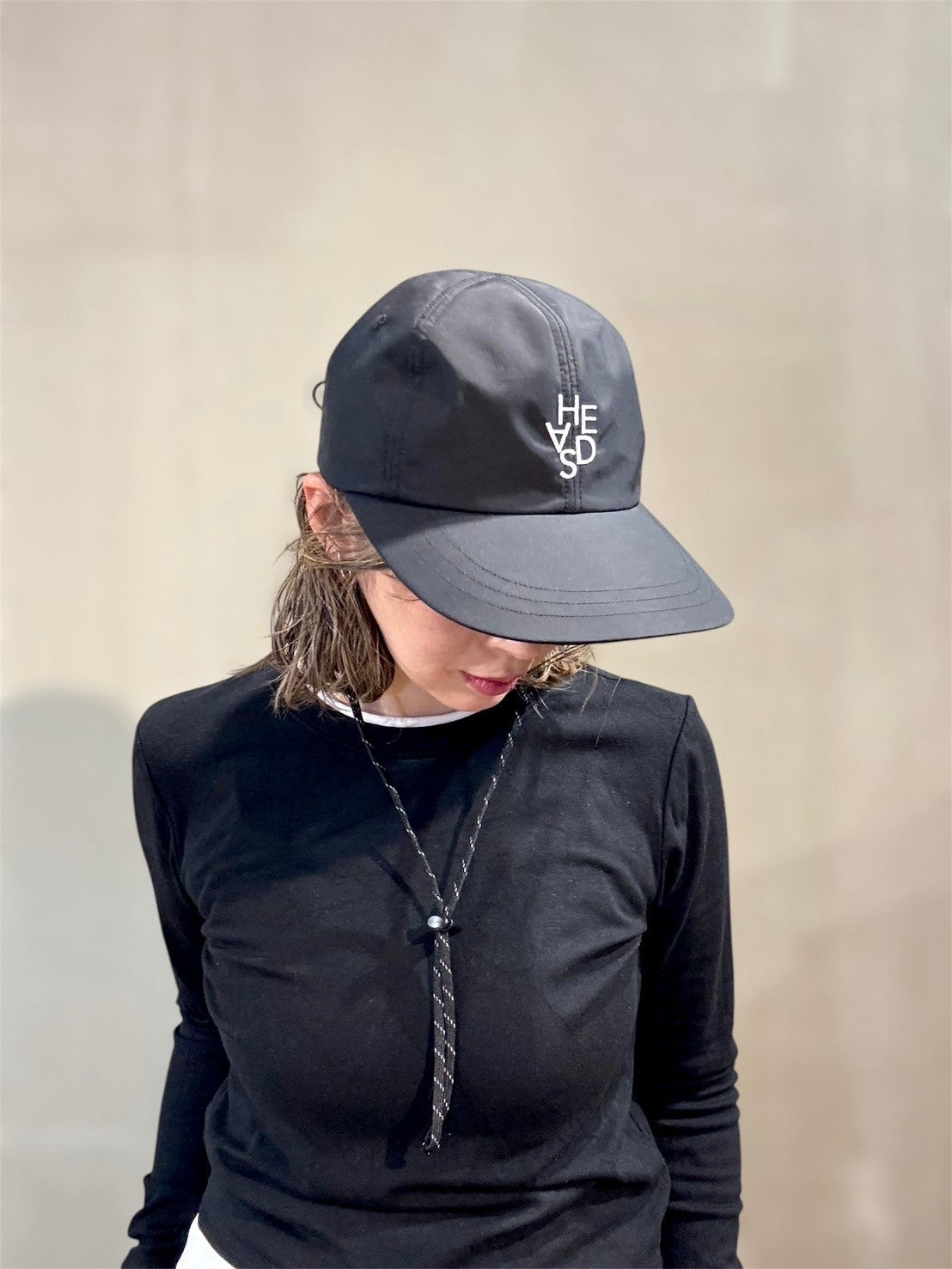 THE FACTORY MADE×HEADS Nylon Longbill Cap