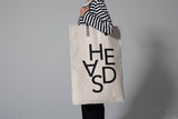 HEADSロゴ 帆布art school bag