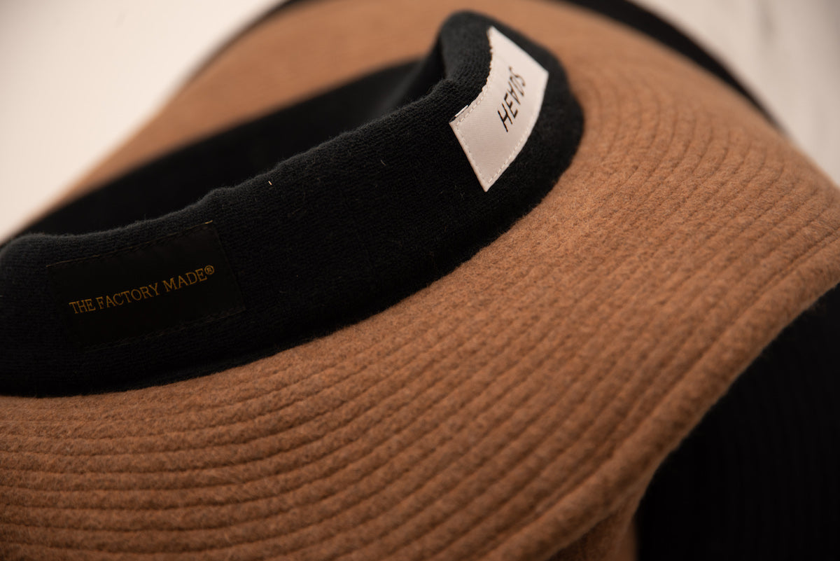 【HEADS×THE FACTORY MADE】MELTON MOUNTAIN HAT