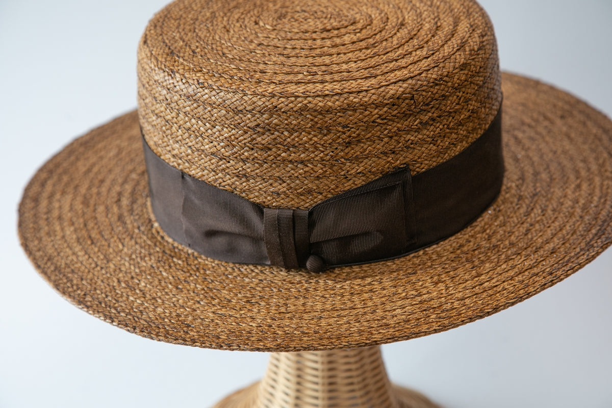 【THE FACTORY MADE】BOATER HAT ORIGINAL BLAID