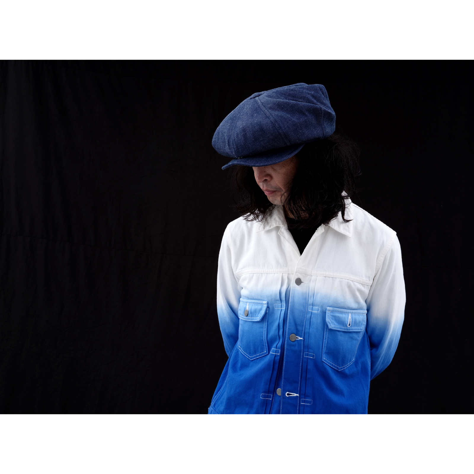 HEADS×THE FACTORY MADE】DENIM BIG CASQUETTE